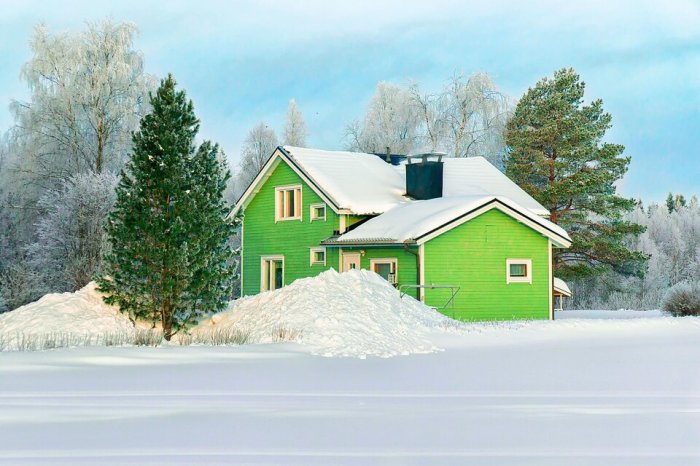 Зимнее строительство деревянных домов